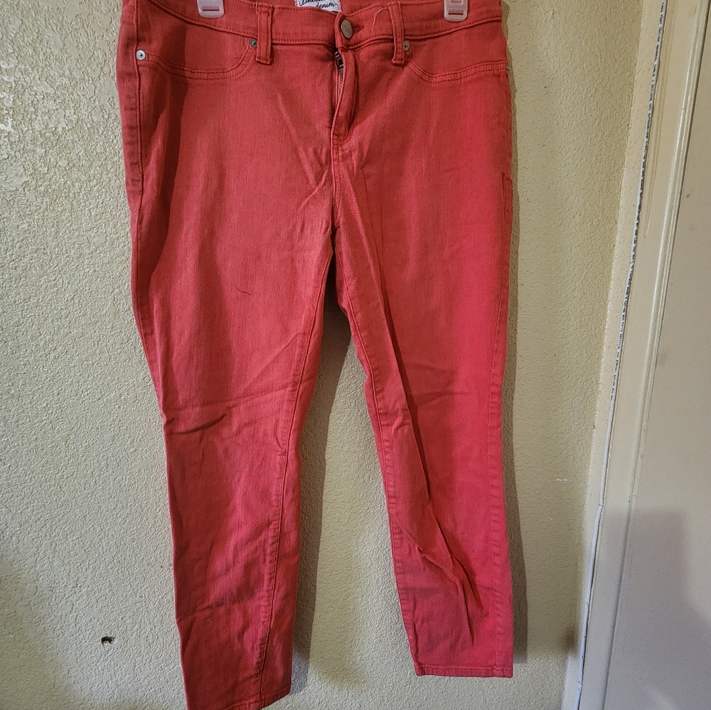 Lakeview Apparel Red Skinny Jeans Vibrant Denim